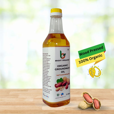 Organic Groundnut Oil (Wood Pressed)