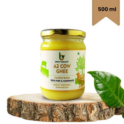 Desi A2 Ghee made from Gir Cow Milk - Bright Organik