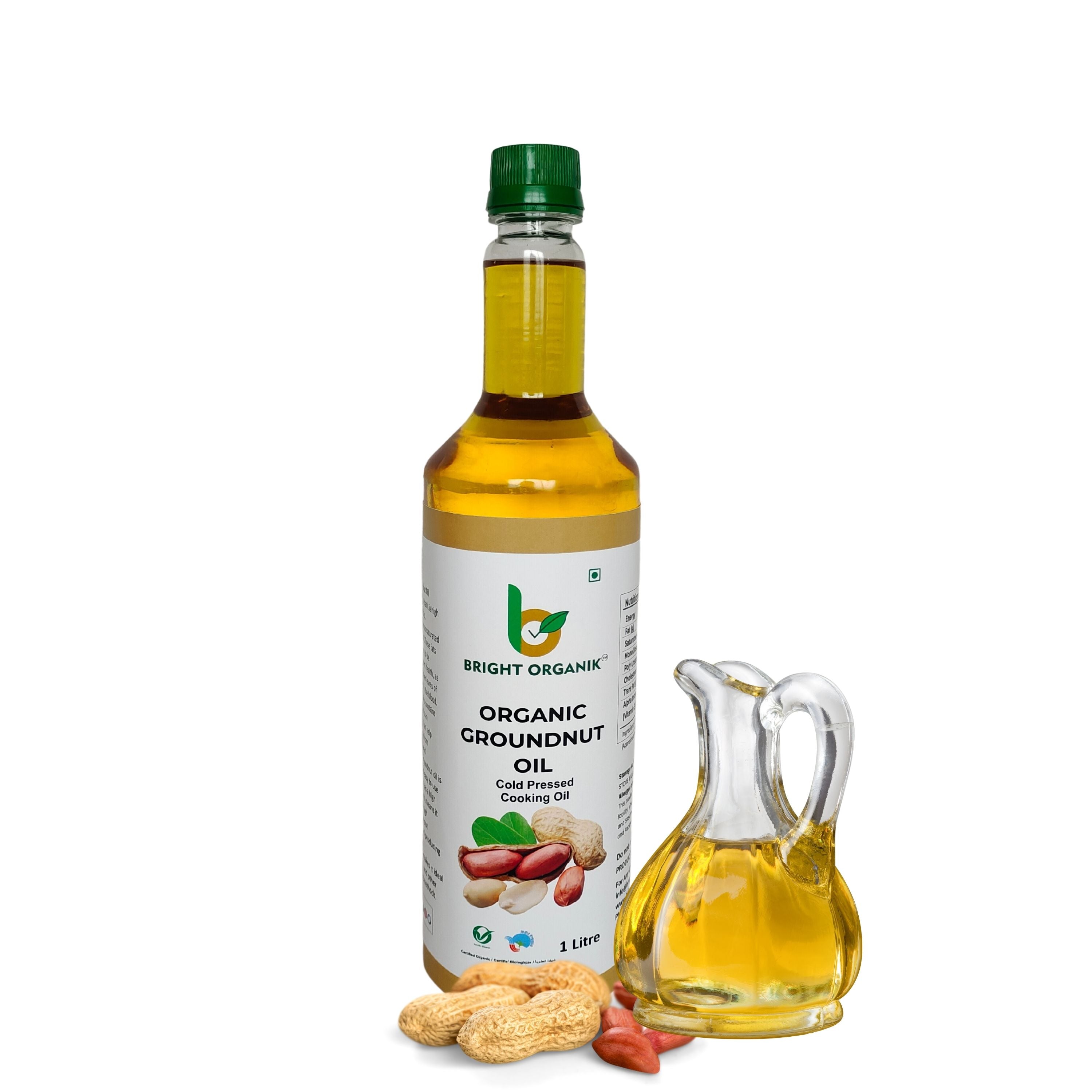 Organic Groundnut Oil (Cold Pressed)