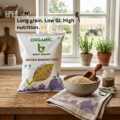 Organic Brown Basmati Rice 