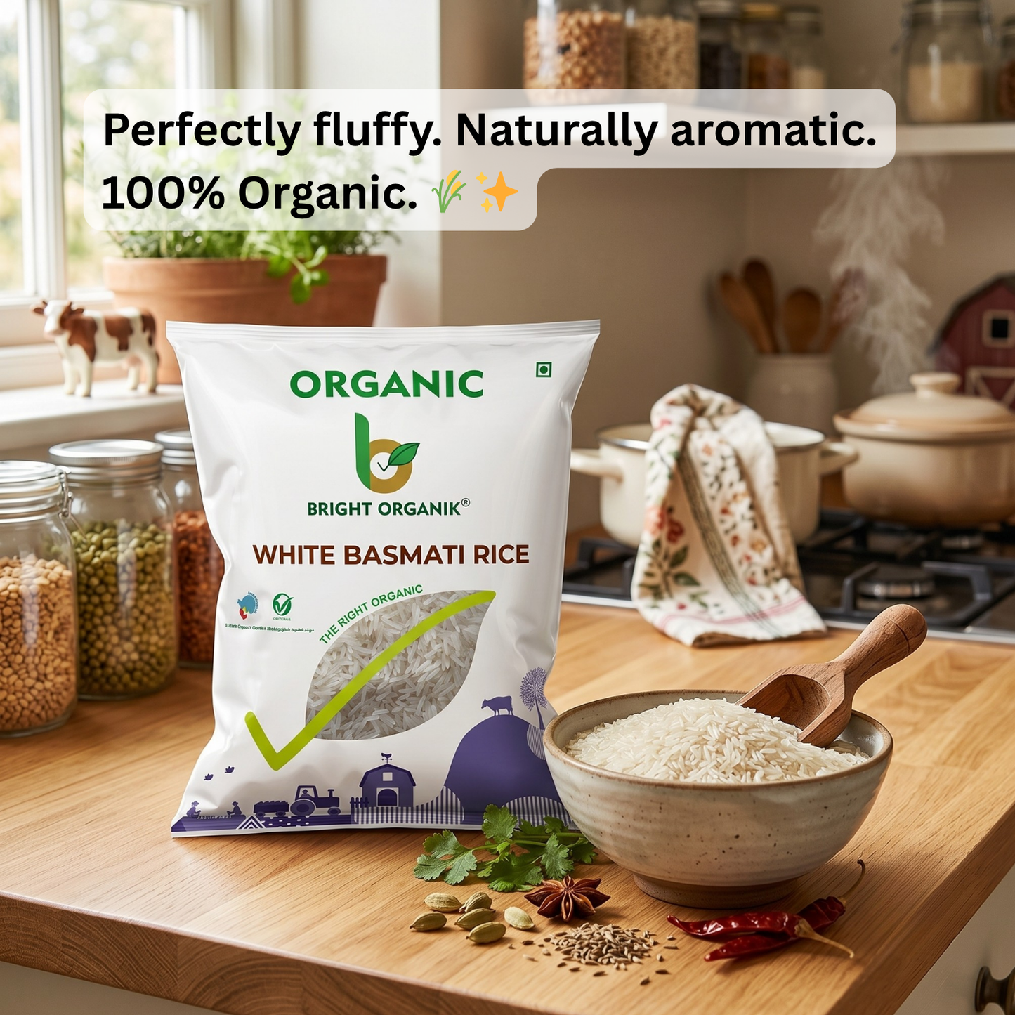 Organic White Basmati Rice