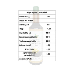 Organic Mustard Oil (Cold Pressed)