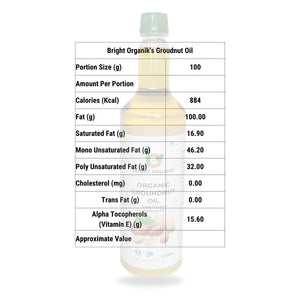 Organic Groundnut Oil (Cold Pressed)