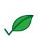 leaf shape icon clipart