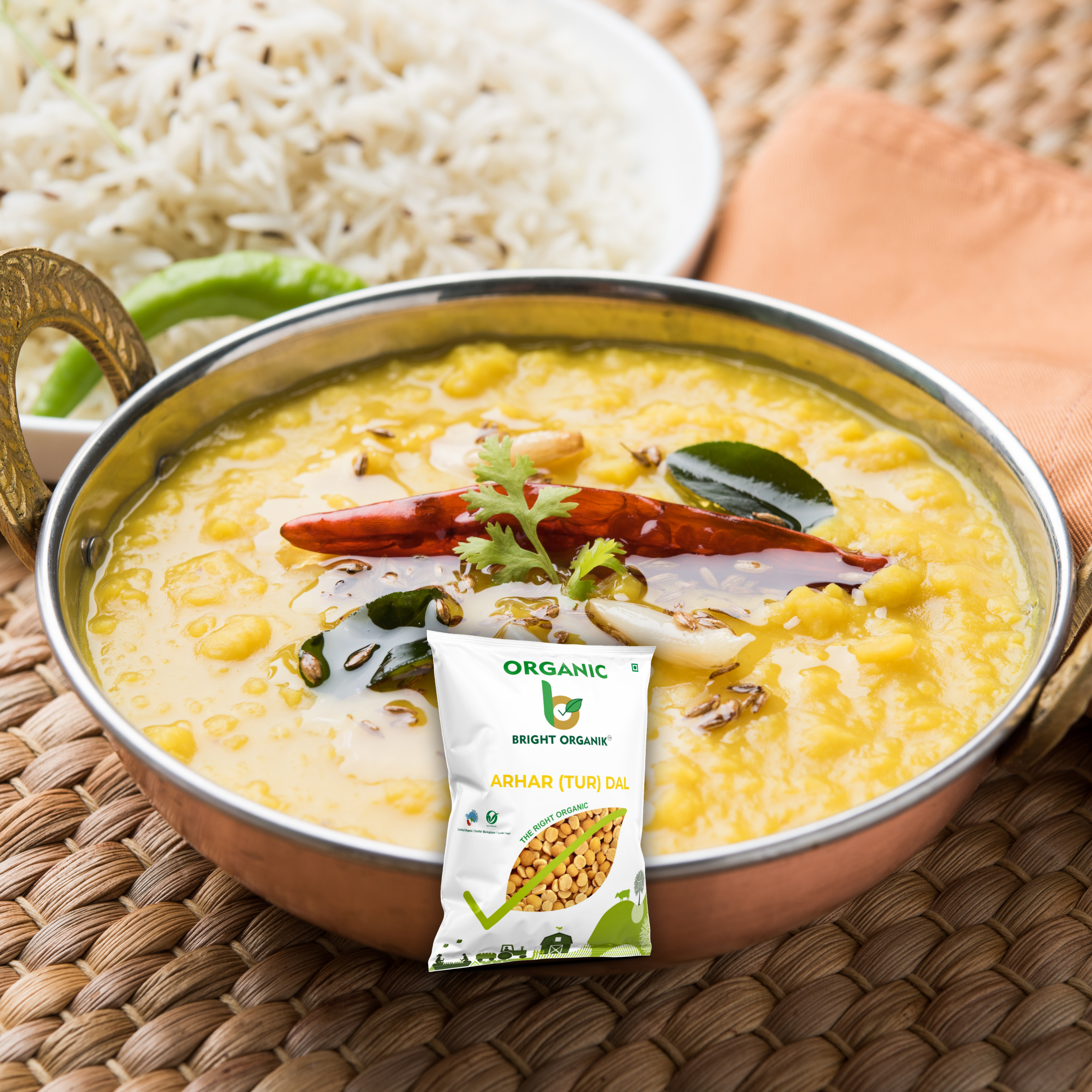 Organic Arhar (Tur) Dal