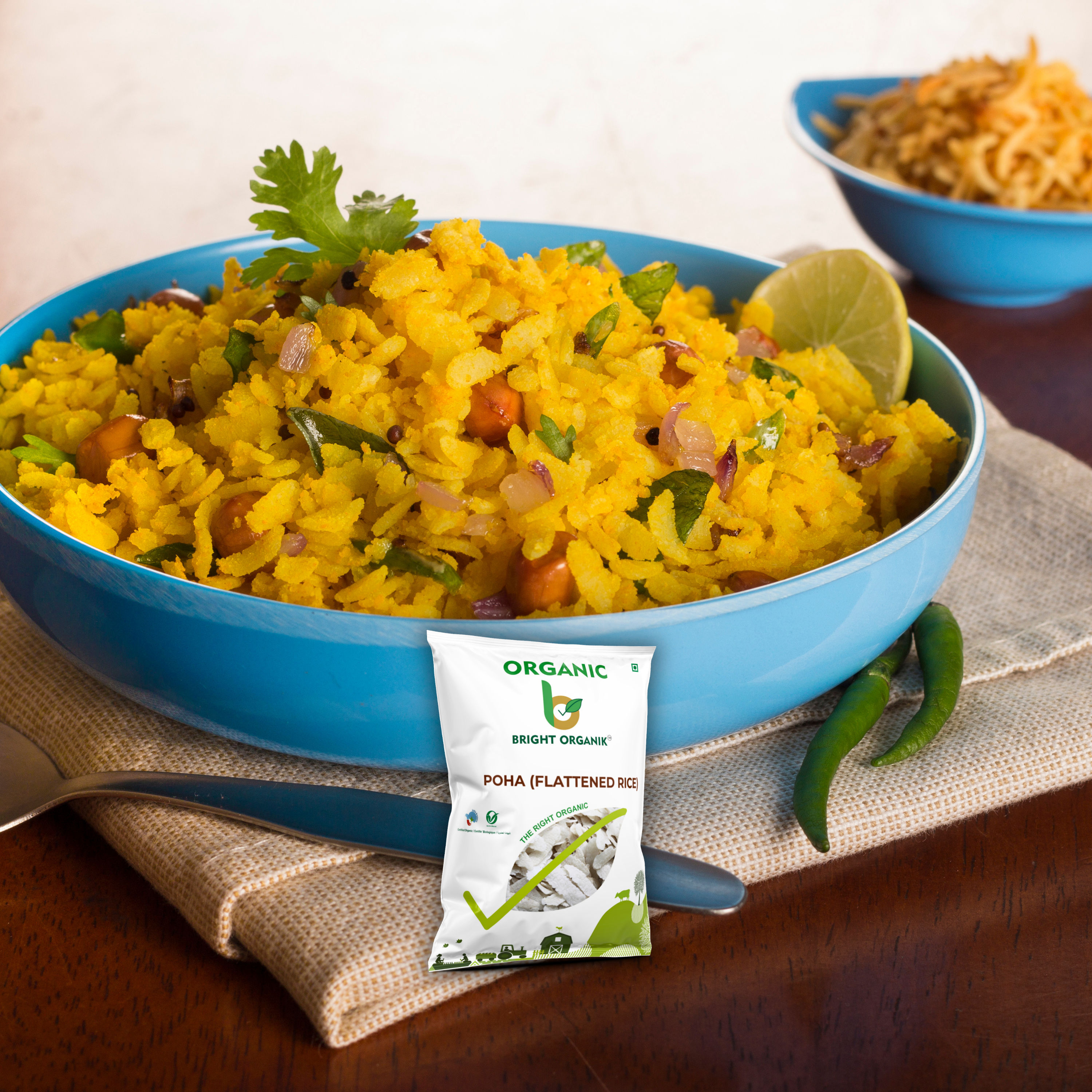 Organic Poha (Flattened Rice)