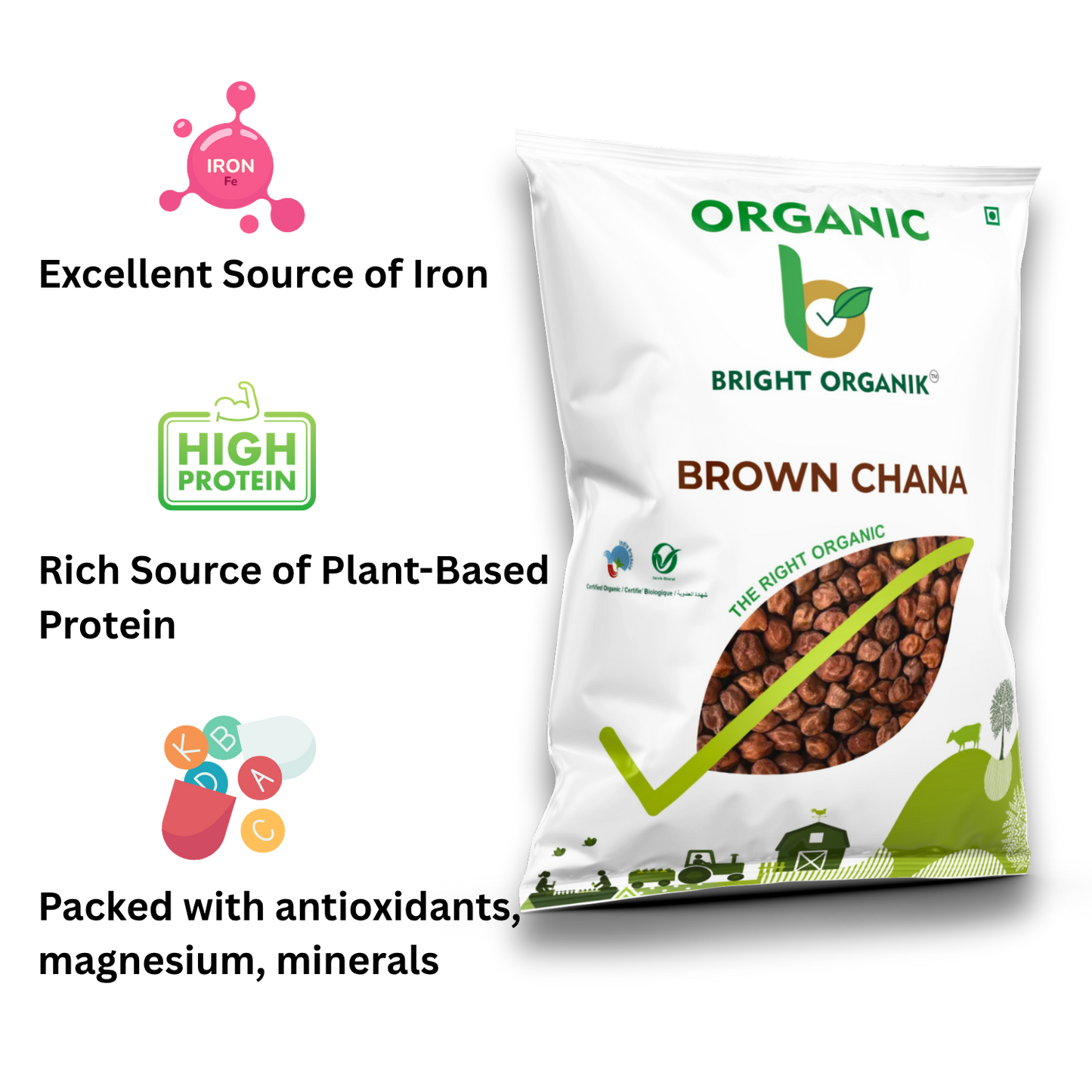 Organic Brown Chana