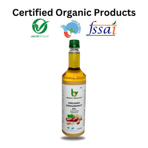 Organic Groundnut Oil (Cold Pressed)